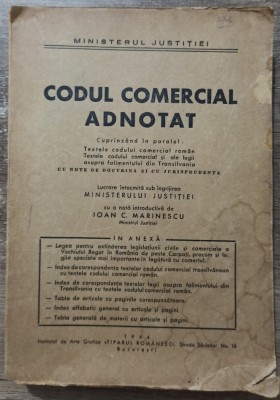 Codul Comercial Adnotat 1944 foto