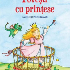 Povești cu prințese. Carte cu pictograme. Citesc cu ajutor (Nivelul 1) - Paperback brosat - *** - Litera mică