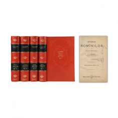 A. D. Xenopol, Istoria Rom&acirc;nilor din Dacia Traiană, 12 volume colligate &icirc;n 4 tomuri, 1896