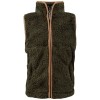 Vestă Jack Pyke Junior Sherpa Fleece, culoare oliv &icirc;nchis, mărimea M