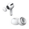 Set 2 dopuri Edman din silicon pentru casti AirPods Pro, AirPods Pro (gen 2), marimea S, alb