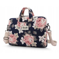 Geanta pentru laptop, CANVASLIFE, 13-14&amp;amp;quot;, Multicolor floral foto