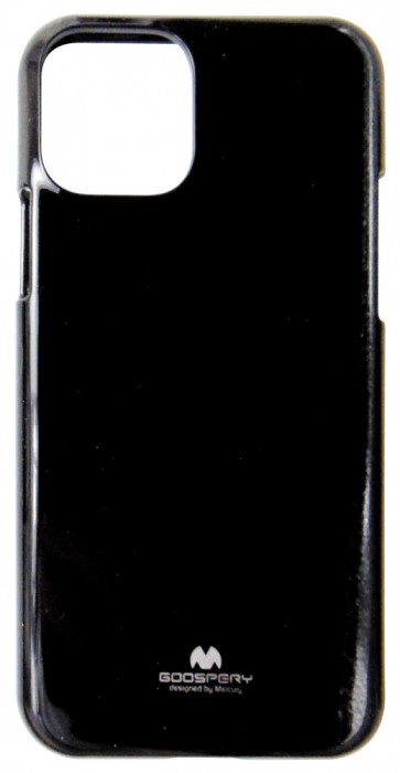 Husa silicon TPU Mercury Jelly Pearl neagra pentru Apple iPhone 11 Pro