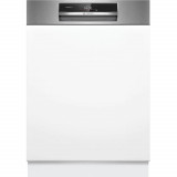 Masina de spalat vase incorporabila Bosch SMI8YCS02E, 14 seturi, 8 programe, 54 kWh, Clasa A, Alb