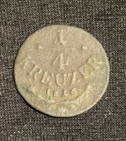 Moneda 1/4 kreuzer 1816 S Austria, Europa