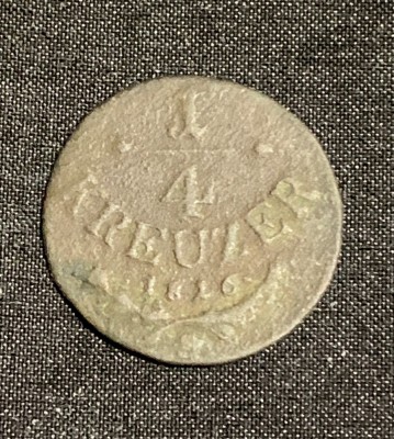 Moneda 1/4 kreuzer 1816 S Austria foto