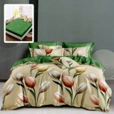 LENJERIE FINET 6 PIESE CU HUSĂ &ndash; 160&times;200 ȘI 180&times;200 (HF6P148) - 180x200