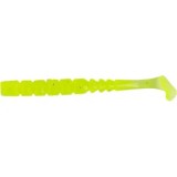 Grub Mustad Aji Paddle Tail Clear Chartreuse, 5cm, 12buc/pac