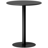 HOMCOM Masă de Dining Rotundă și Modernă pentru 2 Persoane din Oțel, Neagră | Aosom Romania