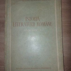 Istoria literaturii romane pentru clasa a 9-a - I. Breazu, I. Manole