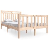 Cumpara ieftin Cadre de pat natural 140 x 200 cm Lemn de pin masiv