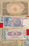 Peste 50 bancnote straine si romanesti - multe dubluri
