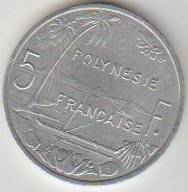 Polynezia Franceza 2006 - 5 Francs foto