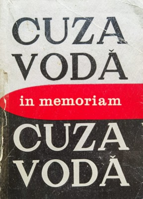 In Memoriam Cuza Voda - L. Boicu, Gh. Platon, Al. Zub , C451 foto