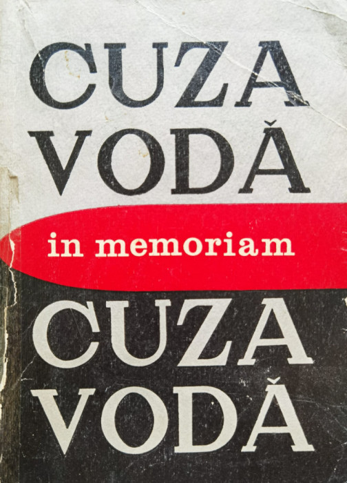 In Memoriam Cuza Voda - L. Boicu, Gh. Platon, Al. Zub ,554696