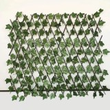 Gard viu artificial extensibil 1m x 2m verde (balcon, terasa)