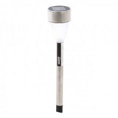 Lampa solara LED stick, inox, H 37 cm foto