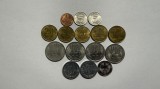 Lot 15 monede 1991-2004 Romania, UNC