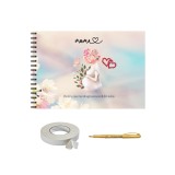 Album Foto/ Caiet memorii pentru MAMA, 25 de pagini, A4 landscape, accesoriu nunta