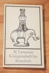 Konigsindisch bis Altindisch de M. Taimanow. Carte sah in germana foto