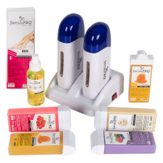 Kit Epilare Profesional SensoPRO Glowy Skin + CADOU Rezerva Ceara Aplicator Ingust