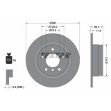 Set disc frana BMW 1 (F20) 07.11-06.19, 1 (F21) 12.11-12.19, 1 Van (F20) 03.15-06.19, 2 Cabriolet (F23) 03.14-06.21, 2 Coupe (F22 F87) 10.12-06.21, S, Textar
