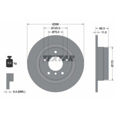 Set disc frana BMW 1 (F20) 07.11-06.19, 1 (F21) 12.11-12.19, 1 Van (F20) 03.15-06.19, 2 Cabriolet (F23) 03.14-06.21, 2 Coupe (F22 F87) 10.12-06.21, S