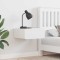 vidaXL Noptieră 2 pcs Alb 39 x 34 x 16.5 cm Lemn masiv de pin 873502