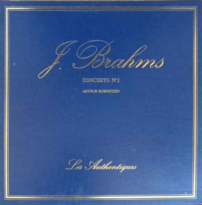 Disc vinil, LP. Les Authentiques. Concerto Nr. 2 En Si Bemol Majeur, Op. 83-ARTHUR RUBINSTEIN foto