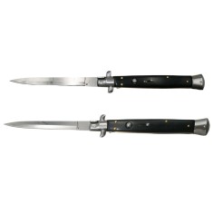 Set 2 briceaguri automate DEPOX&reg;, Italian Blade, Stiletto, otel inoxidabil, negru