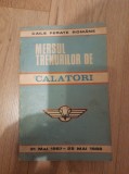 Mersul trenurilor de calatori 31 mai 1987- 28 mai 1988