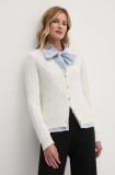Pepe Jeans cardigan IZABEL CARDIGAN femei, culoarea bej, light, PL702225