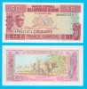 Guineea 50 Francs 1985 &#039;Bivoli de apă&#039; UNC serie: AP0857271 p#29