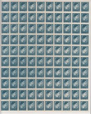 ROMANIA 1947 LP 212 REGELE MIHAI I FORMAT MIC VALOAREA 1000 LEI ALBASTRU DESCHIS COALA 100 TIMBRE STARE MNH