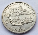 436. Moneda Portugalia 200 escudos 1999 (Military commander Pedro Alvares Cabral - Brasil)