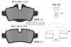 TEXTAR 2428901 Q+ set placute frana,frana disc