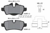 TEXTAR 2428901 Q+ set placute frana,frana disc