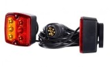 Kit Stop Lampi LED Magnetice 12V-24V ZPR2127 Remorca, Platforma, Utilaje Agricole, Camion