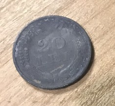 MNDRO Romania moneda 20 lei 1942