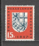 Saarland.1957 Reatasarea Saarland la Germania SS.546