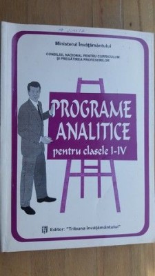 Programe analitice pentru clasele 1-4 foto