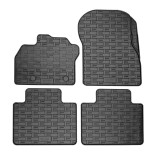 Set covorase auto din cauciuc Renault Zoe 2012-2018; 2019-, Negre