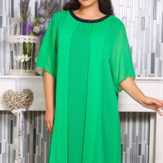 Rochie din Voal Eris Verde - 60Marimea