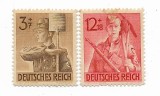 Germania - Serviciu de corvoada, 1943 - valori neobliterate