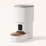 Hrănitor Automat pentru Pisici și C&acirc;ini, Capacitate 4 L, Programabil, Alb