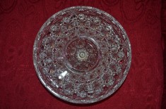 FRUCTIERA ARGINT 800 + CRYSTAL - France - Centru de masa - Vintage - Deosebita ! foto