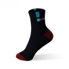 Set 5 perechi de sosete pentru barbati, SS223, negru/bordo, marime universala (39-43)