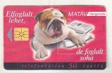 bnk card Cartele telefonice - Ungaria - fauna - caine
