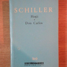 HOTII , DON CARLOS de SCHILLER , 1965