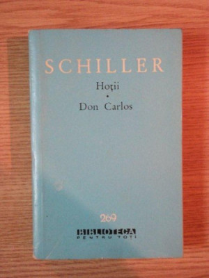 HOTII , DON CARLOS de SCHILLER , 1965 foto